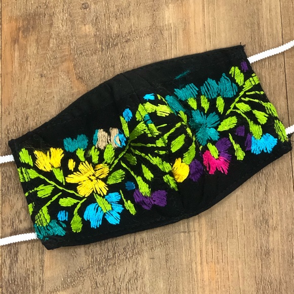 Small San Antonino Face Mask Mexican Embroidery - Picture 16 of 16